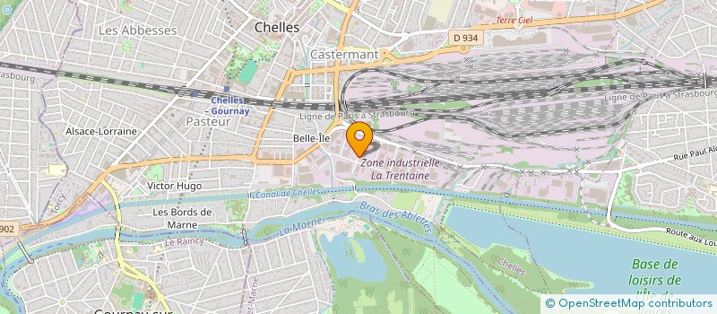 localisation de l'entreprise S.C.I MD  CHELLES