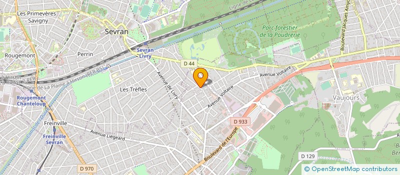 localisation de l'entreprise S.C.I.MD IMMO FRANCE  LIVRY-GARGAN