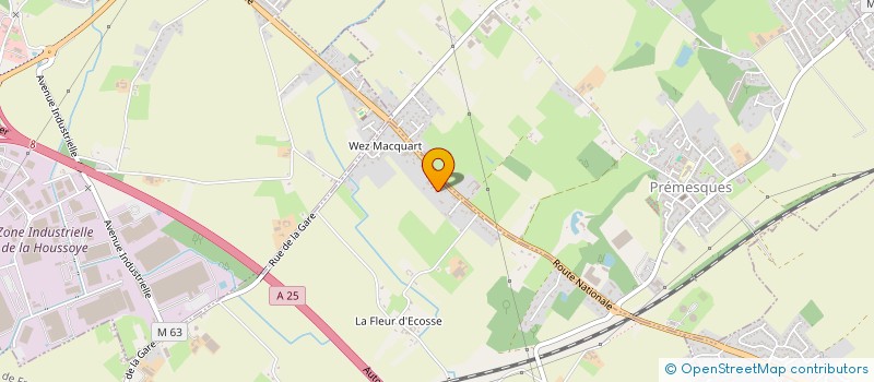 localisation de l'entreprise S.C.I. MD2  ENNETIERES-EN-WEPPES