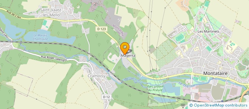 localisation de l'entreprise S.C.I MDC PATRIMOINE  MONTATAIRE