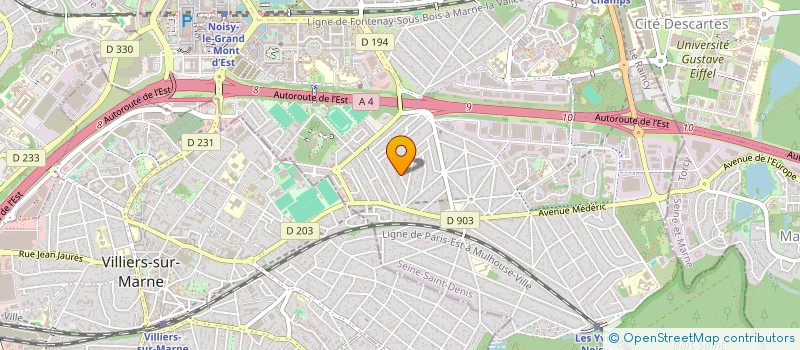 localisation de l'entreprise S.C.I. MDCC  NOISY-LE-GRAND