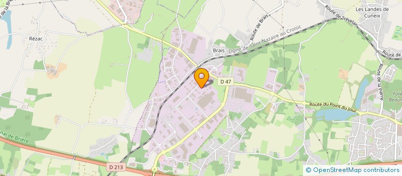 localisation de l'entreprise S.C.I. MDS DE BRAIS  SAINT-NAZAIRE