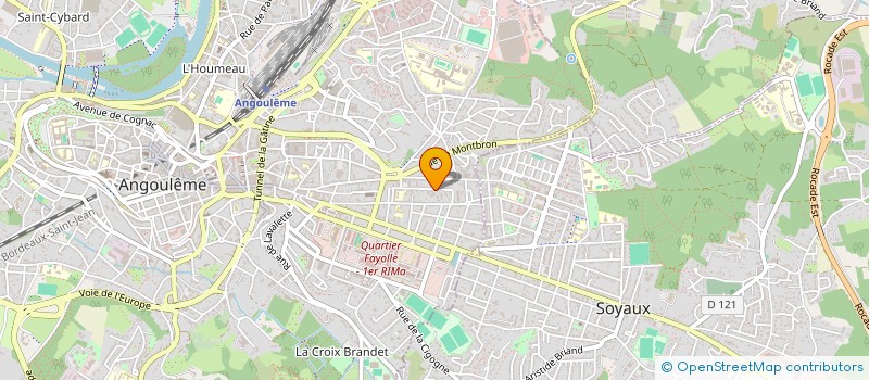localisation de l'entreprise S.C.I MEDHUFUSHI à ANGOULEME