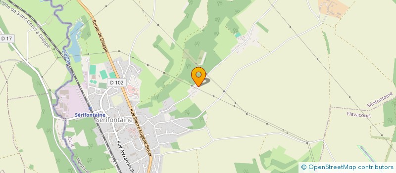 localisation de l'entreprise S.C.I. MEDICALE DU FRIER  SERIFONTAINE