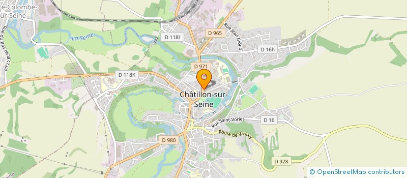 localisation de l'entreprise S.C.I. MELISSA  CHATILLON-SUR-SEINE
