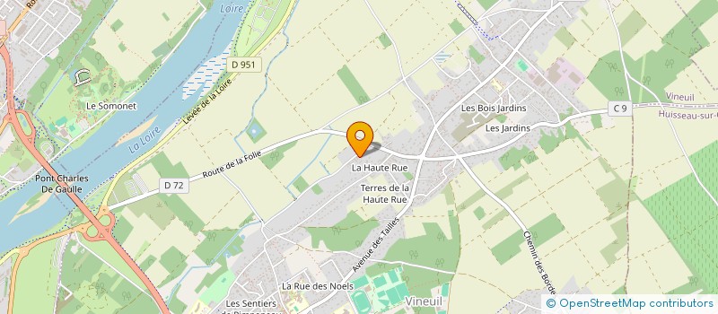 localisation de l'entreprise S.C.I. MELNICO à VINEUIL