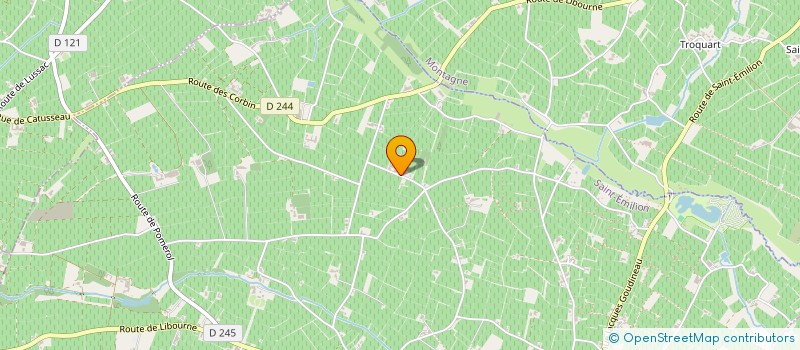 localisation de l'entreprise S.C.I. MERMOZ  SAINT-EMILION