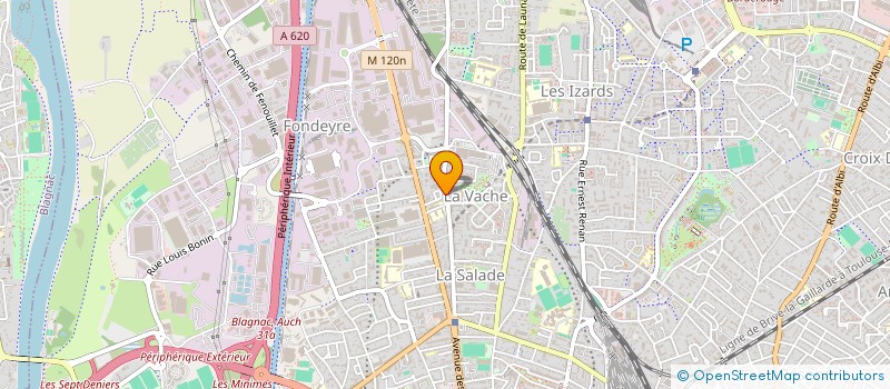localisation de l'entreprise S.C.I MERVILLE à TOULOUSE