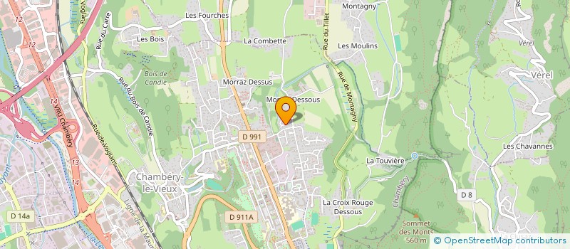 localisation de l'entreprise S.C.I. MEYCA  CHAMBERY
