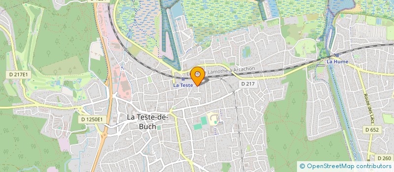 localisation de l'entreprise S.C.I. MGI D  LA TESTE-DE-BUCH