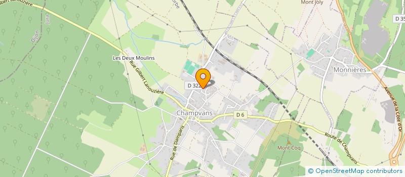 localisation de l'entreprise S.C.I. MICHAUD  CHAMPVANS