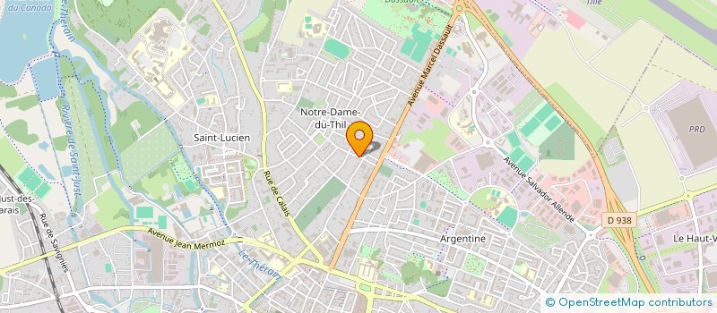 localisation de l'entreprise S.C.I. MICHELINE ET SERGE  BEAUVAIS