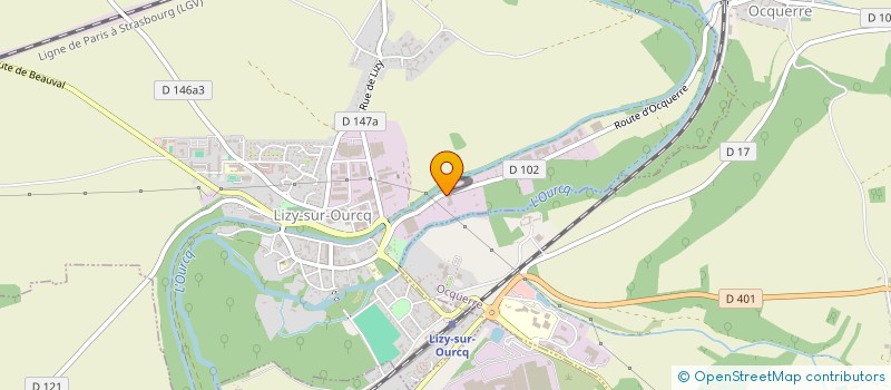 localisation de l'entreprise S.C.I. MICLAU  LIZY-SUR-OURCQ