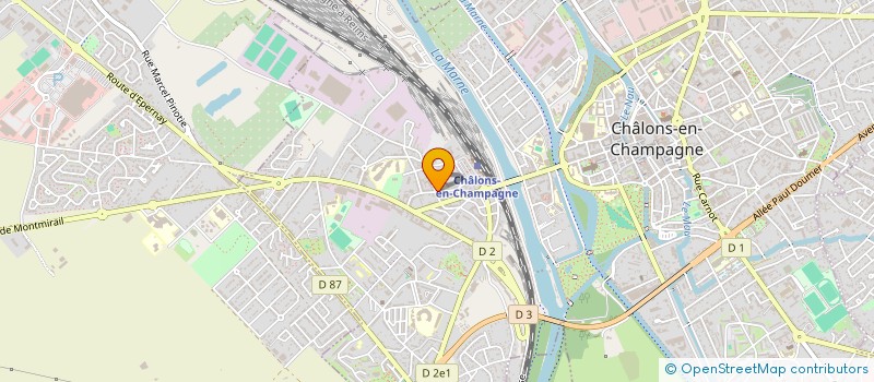 localisation de l'entreprise S.C.I. MIDELGARA  CHALONS-EN-CHAMPAGNE