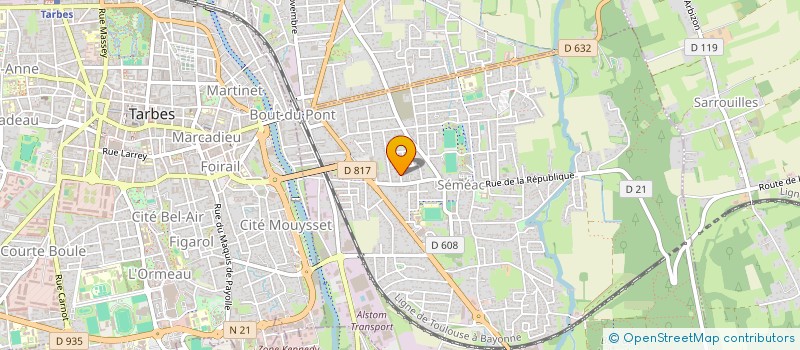 localisation de l'entreprise S.C.I. MIGEON-LECOMTE  SEMEAC