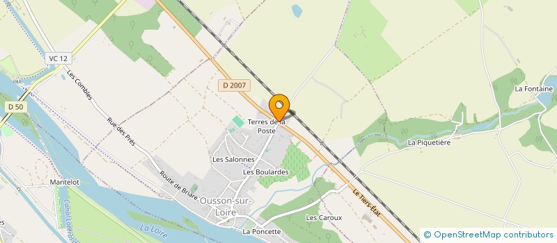 localisation de l'entreprise S.C.I. MIL'A'FER IMMO à OUSSON-SUR-LOIRE