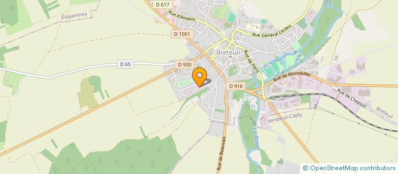 localisation de l'entreprise S.C.I. MIMEZIM  BRETEUIL