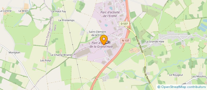 localisation de l'entreprise S.C.I. MINIMIR  GRANDCHAMP-DES-FONTAINES