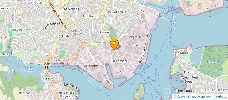 localisation de l'entreprise S.C.I. MIRMIC  LORIENT