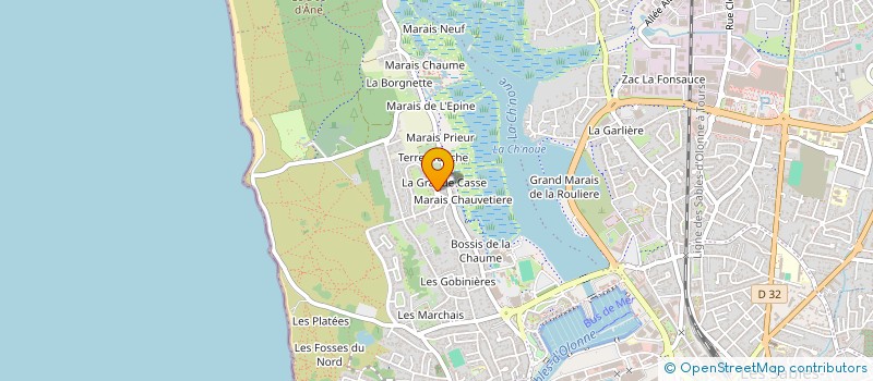 localisation de l'entreprise S.C.I. MIROL à LES SABLES D'OLONNE