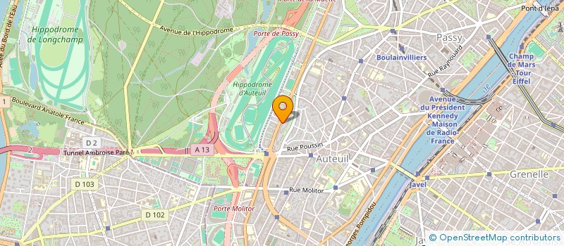 localisation de l'entreprise S.C.I MISYL à NEUILLY-SUR-SEINE