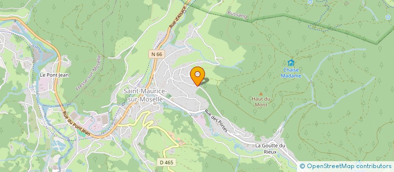 localisation de l'entreprise S.C.I. MISYL  SAINT-MAURICE-SUR-MOSELLE