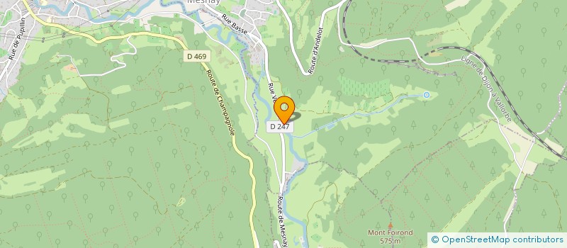 localisation de l'entreprise S.C.I. MIVELLE  MESNAY