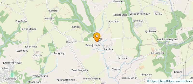 localisation de l'entreprise S.C.I. MJL  PEUMERIT