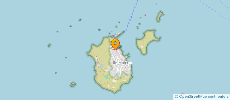 localisation de l'entreprise S.C.I. MOLENE  ILE-MOLENE