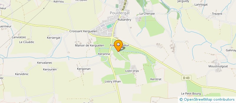 localisation de l'entreprise S.C.I. MOLY DOM  POULDERGAT