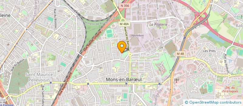 localisation de l'entreprise S.C.I. MONLEFI  MONS-EN-BARUL