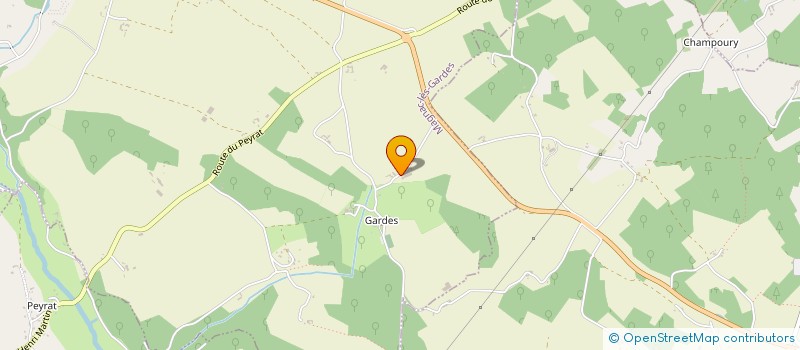 localisation de l'entreprise S.C.I. MONRICH  RONSENAC