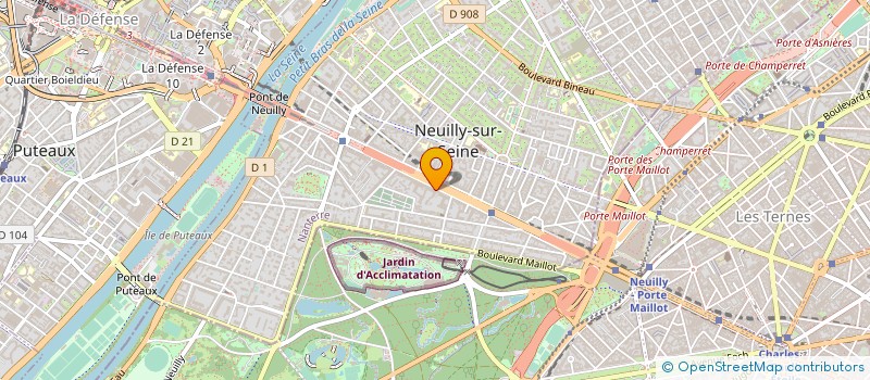 localisation de l'entreprise S.C.I. MONTPELLIER - CHEMIN DE MOULARES à NEUILLY-SUR-SEINE