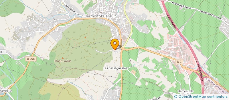 localisation de l'entreprise S.C.I MOON  CLERMONT-L'HERAULT