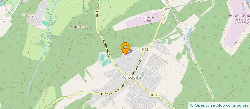 localisation de l'entreprise S.C.I MOSES  PORCELETTE