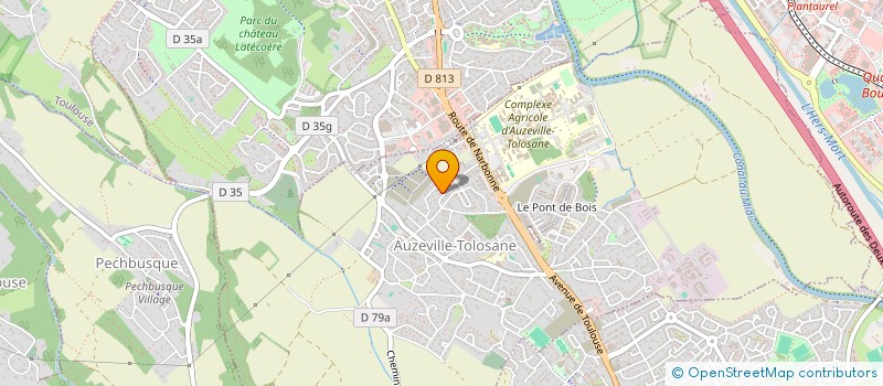 localisation de l'entreprise S.C.I. MOSQUITO  AUZEVILLE-TOLOSANE