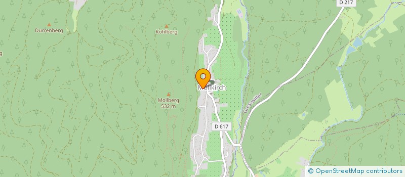 localisation de l'entreprise S.C.I. MOURVEDRE  MOLLKIRCH