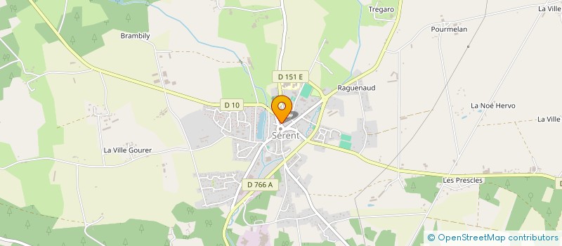 localisation de l'entreprise S.C.I. MP  SERENT