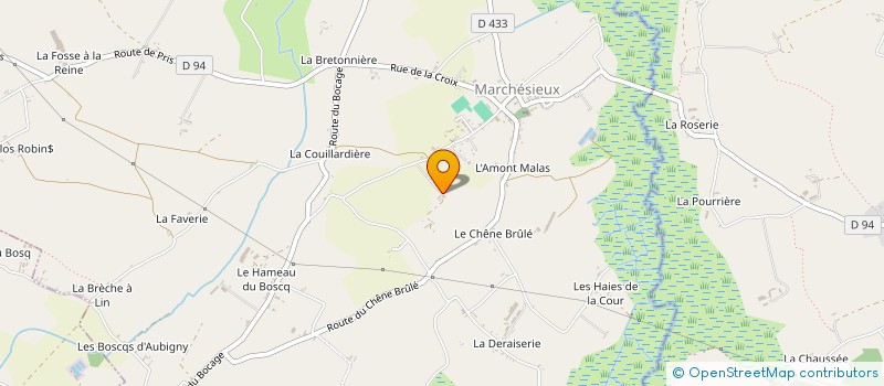 localisation de l'entreprise S.C.I. MP FEREY  MARCHESIEUX