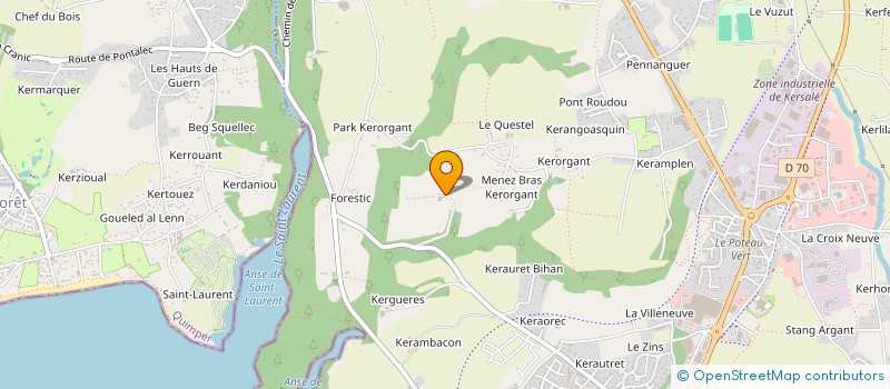 localisation de l'entreprise S.C.I MSCO  CONCARNEAU