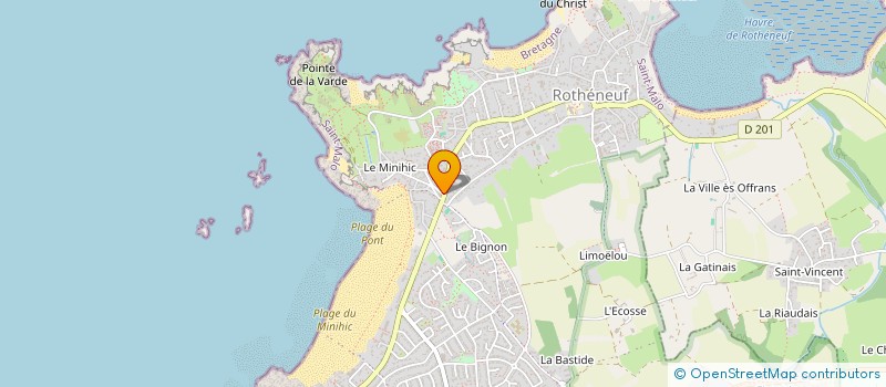 localisation de l'entreprise S.C.I. MULTI-COLOR  SAINT-MALO
