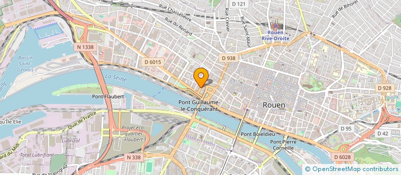 localisation de l'entreprise S.C.I. MVH à ROUEN