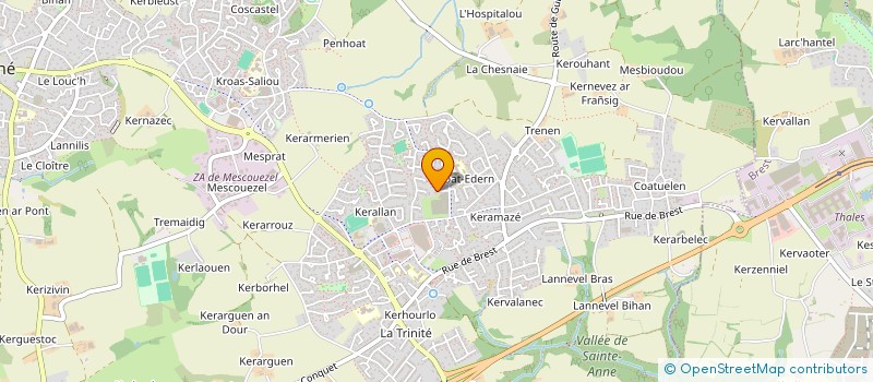 localisation de l'entreprise S.C.I. MYA  PLOUZANE