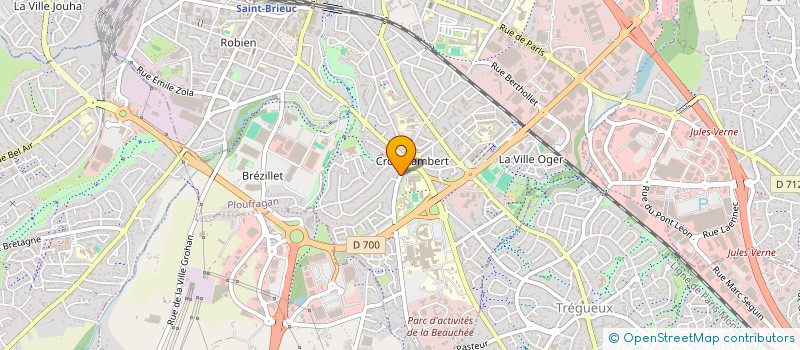 localisation de l'entreprise S.C.I. MYG à SAINT-BRIEUC