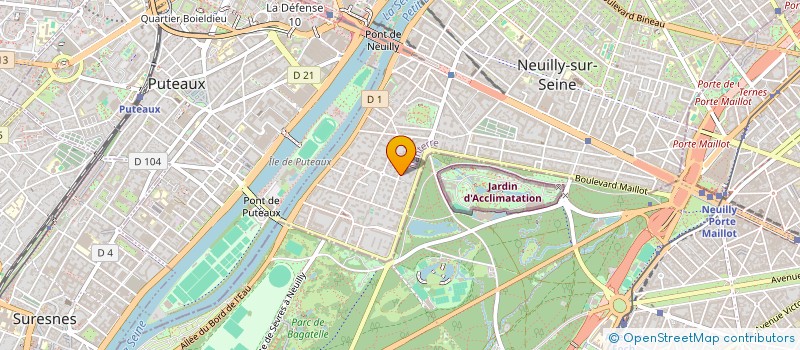 localisation de l'entreprise S.C.I. MYLPAT  NEUILLY-SUR-SEINE