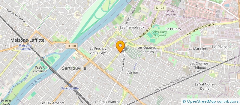 localisation de l'entreprise S.C.I  MYRIAM  SARTROUVILLE