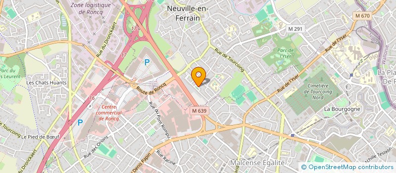localisation de l'entreprise S.C.I. MYSYL à NEUVILLE-EN-FERRAIN