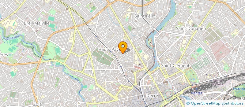 localisation de l'entreprise S.C.I. N.E. LELOUP  NANTES