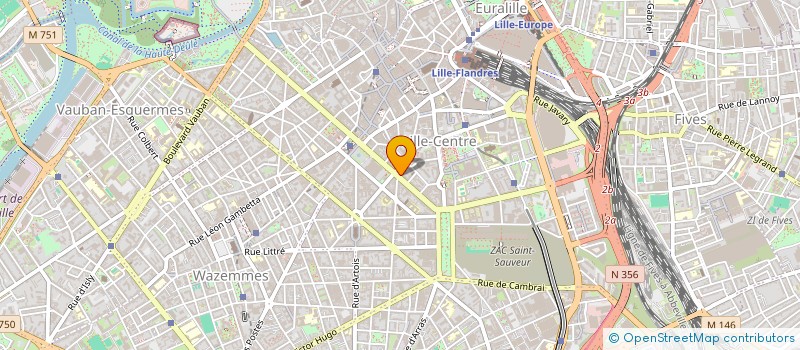 localisation de l'entreprise S.C.I. N.P.C.1 à LILLE