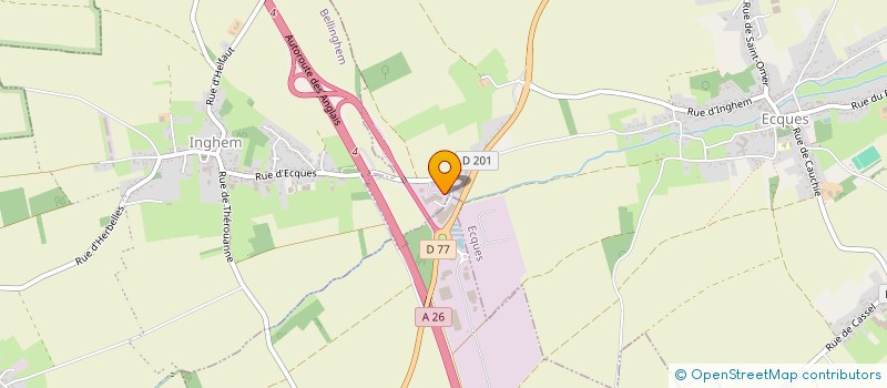 localisation de l'entreprise S.C.I. NADRIFLOR  MERLIMONT